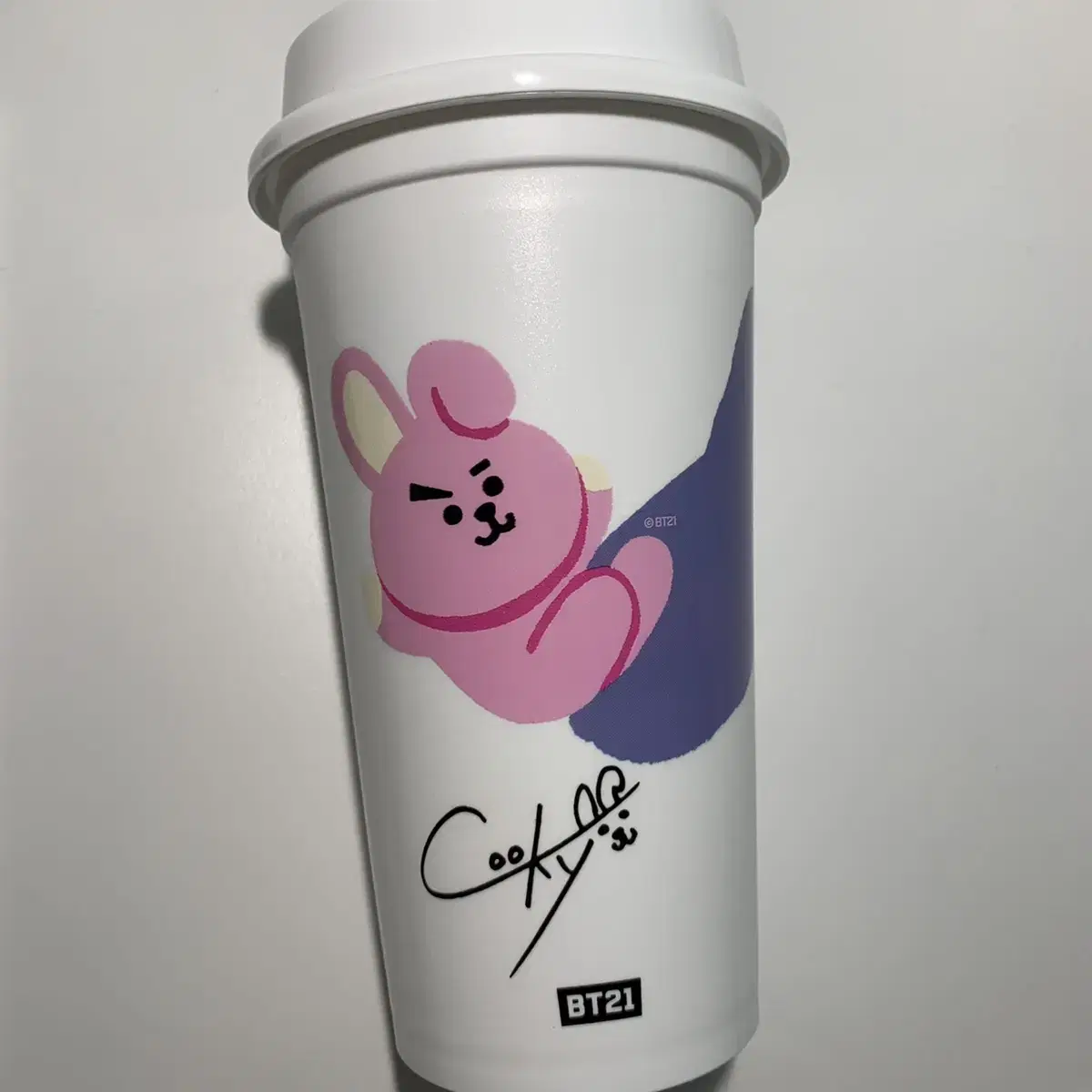 방탄 BT21 리유저블 컵 bts cooky reusable cup