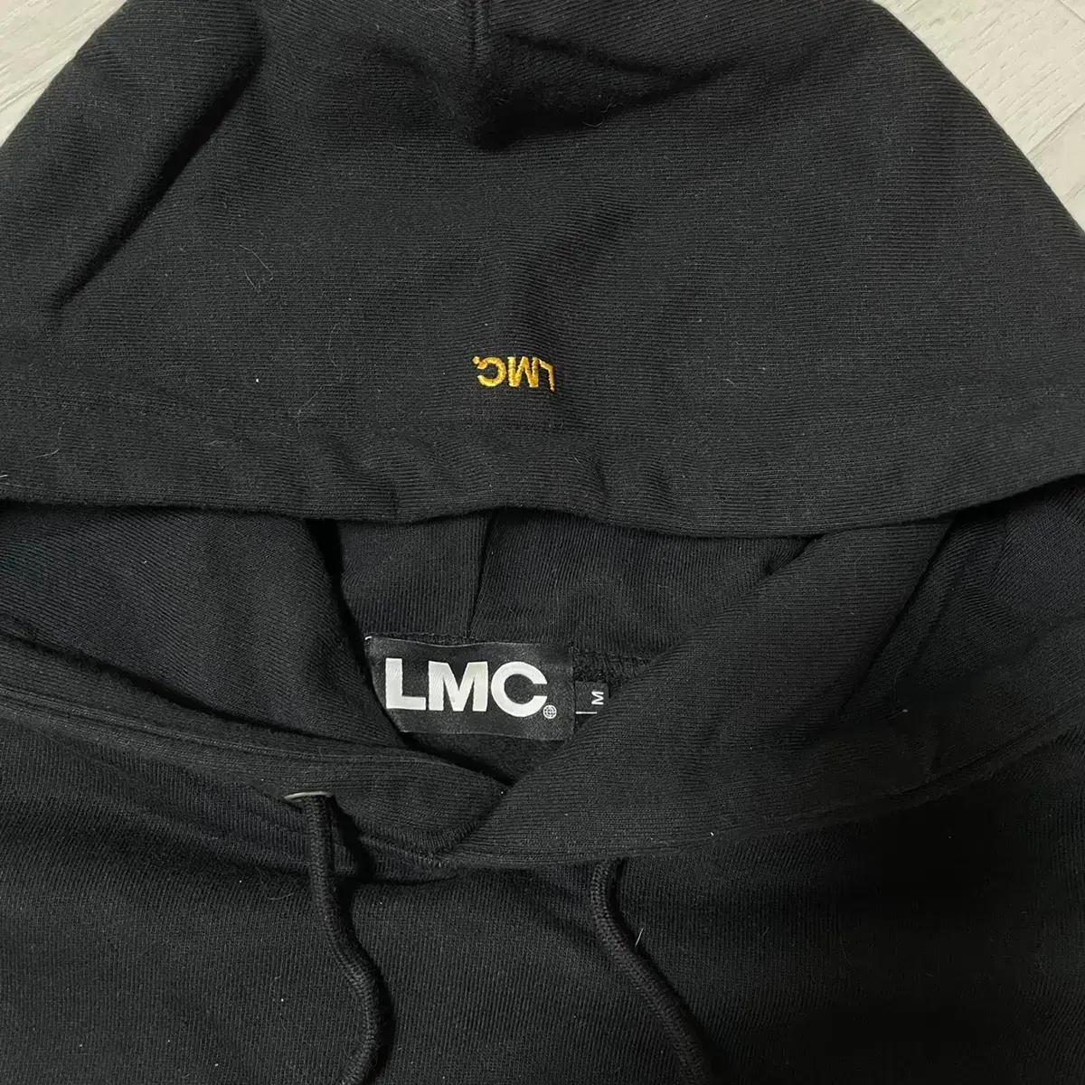 LMC 로고 후드 블랙