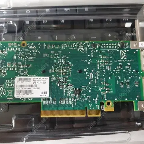 HP 40G 듀얼포트 랜카드 - 544QSFP / 멜라녹스 CX354A