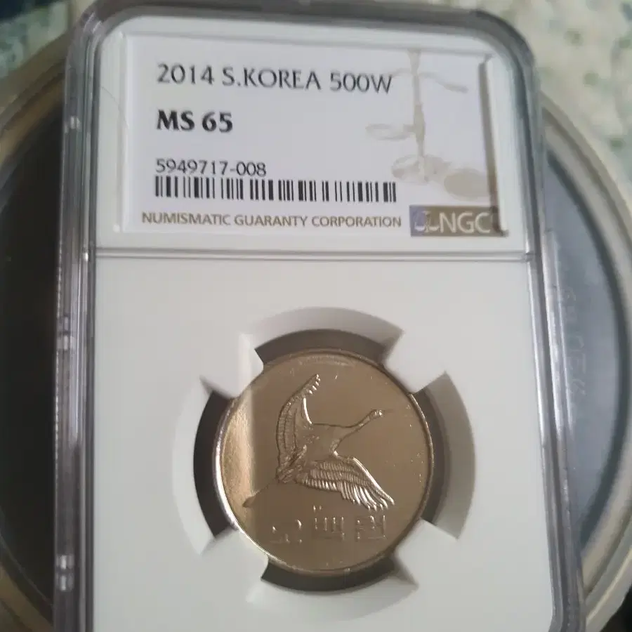 2014년도500주동전MS65 그레이팅주화판매해여