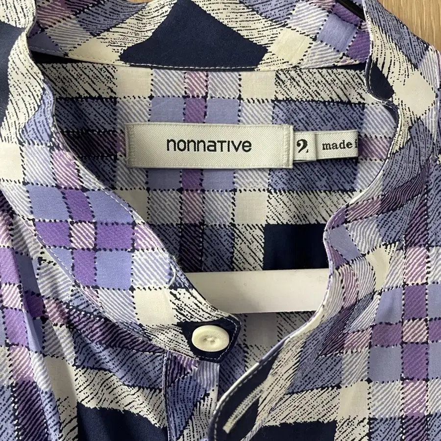 nonnative POSTMAN SHIRT TYPEWRITER CHECK