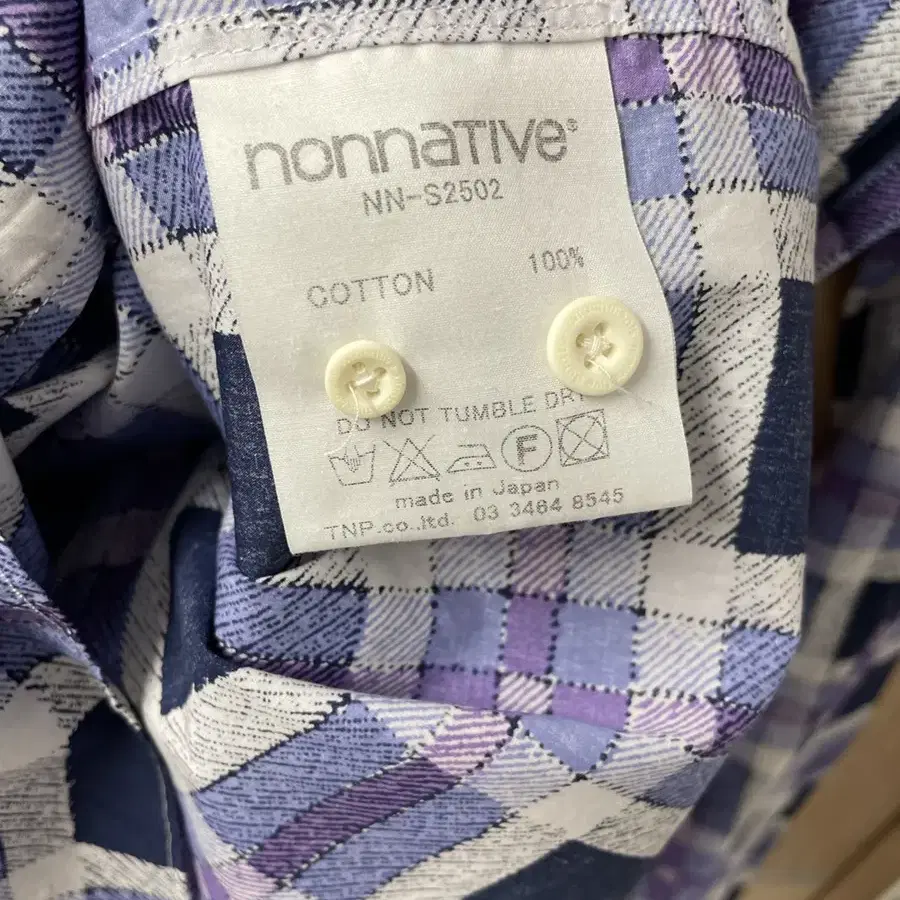 nonnative POSTMAN SHIRT TYPEWRITER CHECK