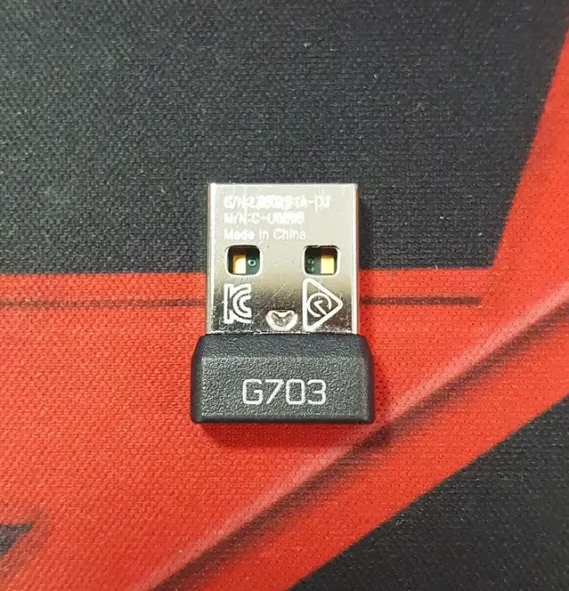 로지텍  G703 USB 동글 무선수신기 USB연장케이블증정