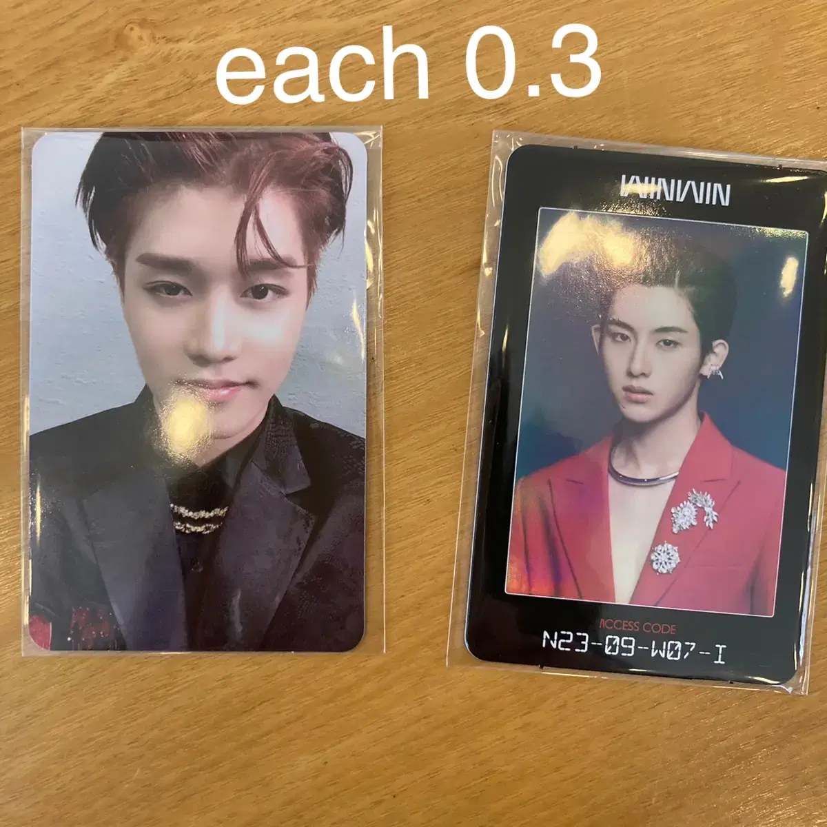 NCT Rezzonance Arrivals taeil winwin photocard WTS