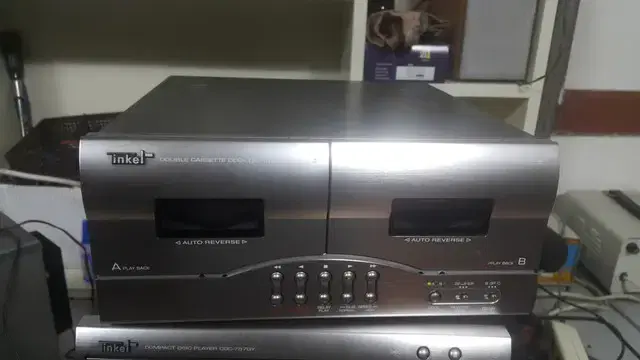 인켈 DD-757GY 더블 카세트 데크