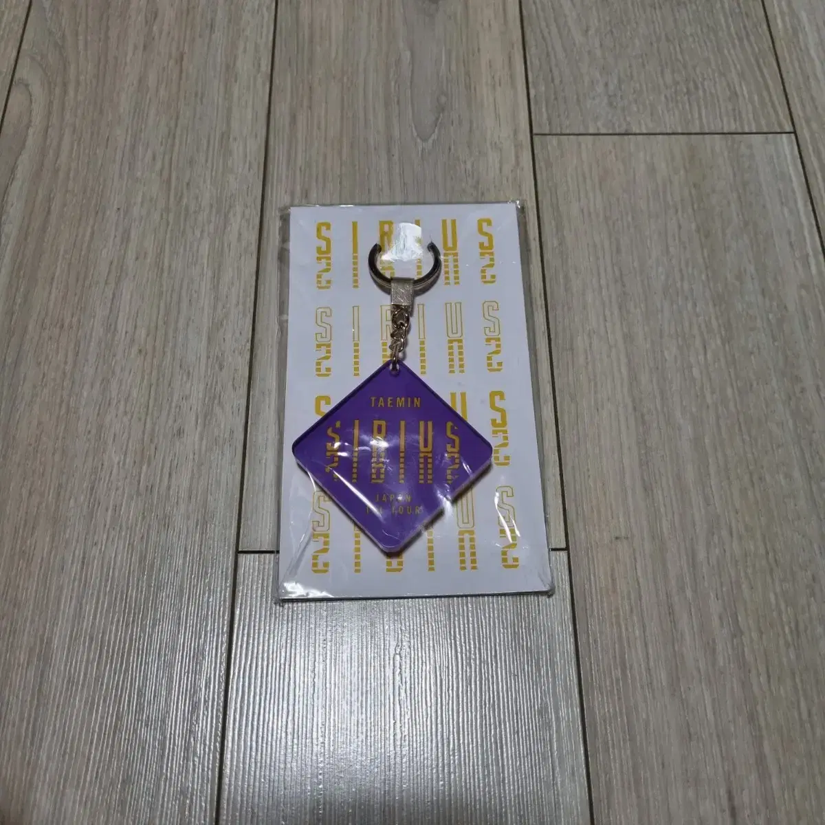 Shinee taemin Japan SiriusCon sealed keyring 