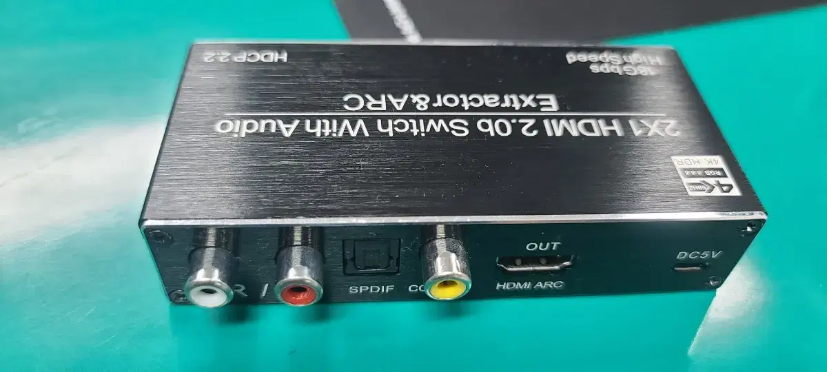 2X1 HDMI 2.0b switch with Audio