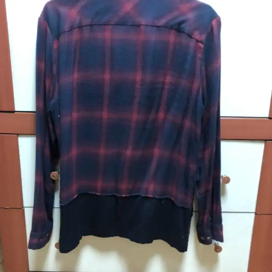 15AW john undercover check shirt