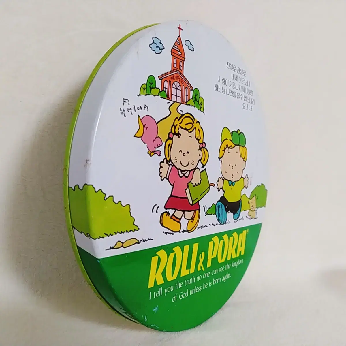 1993년 로리앤포라 벽걸이 저금통 ROLI&PORA 롤리앤폴라 고전문구