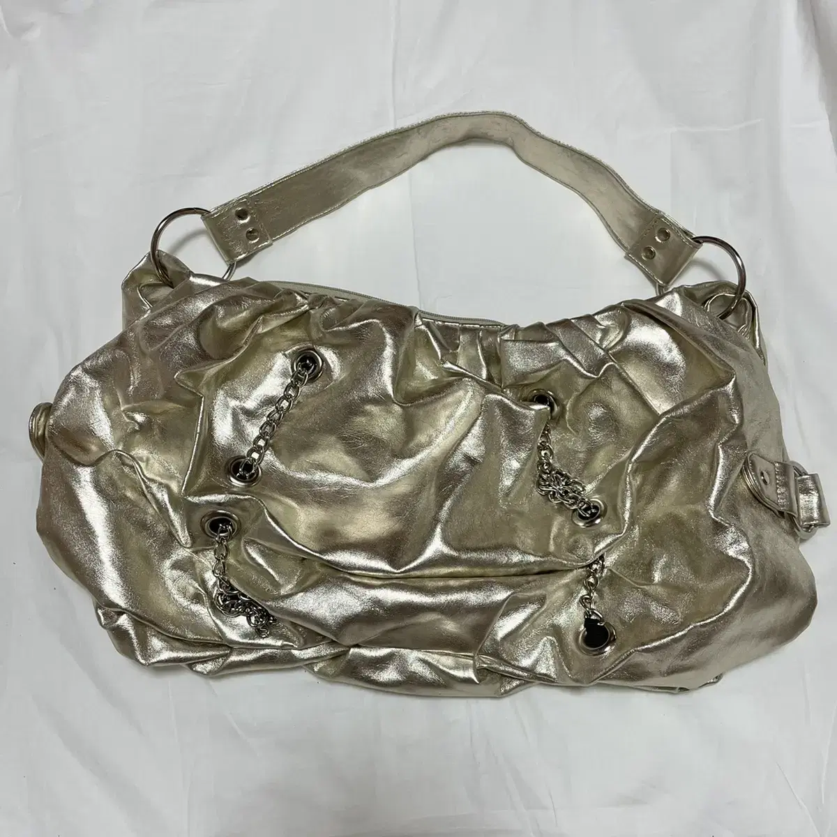 Minimal Gold Chain Hobo Bag/Shoulder Bag