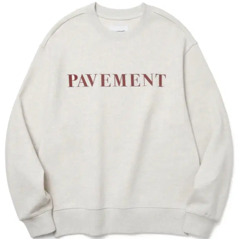 페이브먼트 맨투맨 NYLON LOGO CREWNECK JS [GRAY]