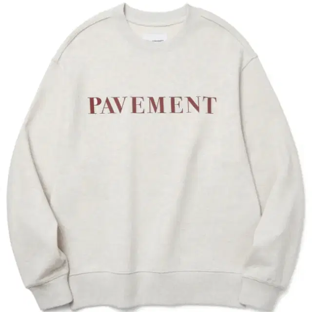 페이브먼트 맨투맨 NYLON LOGO CREWNECK JS [GRAY]