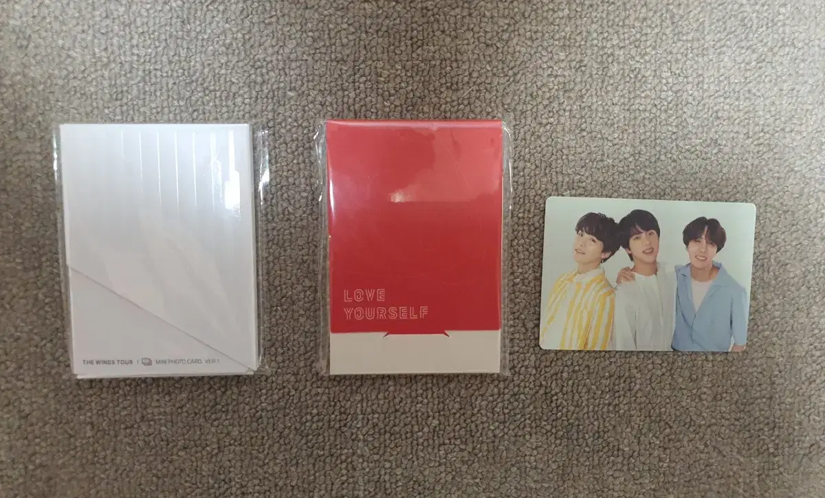 BTS Wingscon, Oncon, and Wingpaccon Mini Photocard Set