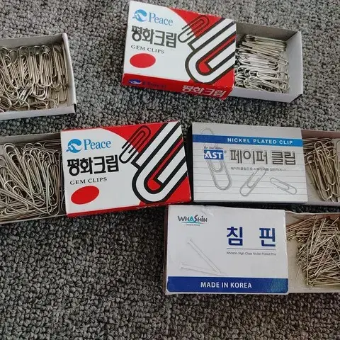 크립 클립 침핀 사무용품