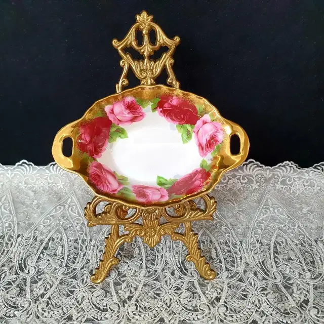 (특가세일)로얄알버트old English rose bon bon dish