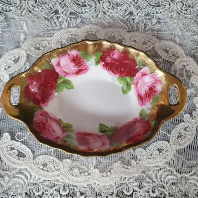 (특가세일)로얄알버트old English rose bon bon dish