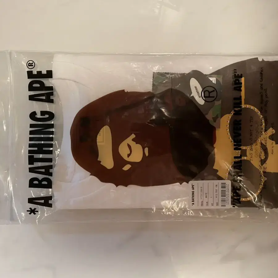 BAPE 베이프 x 빅션 콜라보 반팔 티셔츠 L