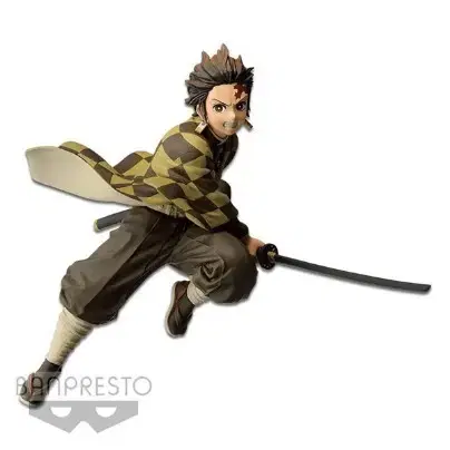 Demon Slayer Blade Figure Vibration Star Tanjiro Sepia Color Genuine Used