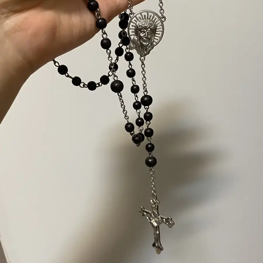 소윰 rosary necklace 묵주 목걸이