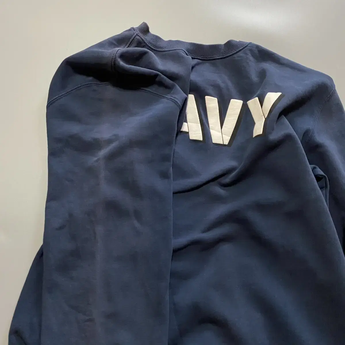 (M)H&M 에이치엔엠 navy 맨투맨