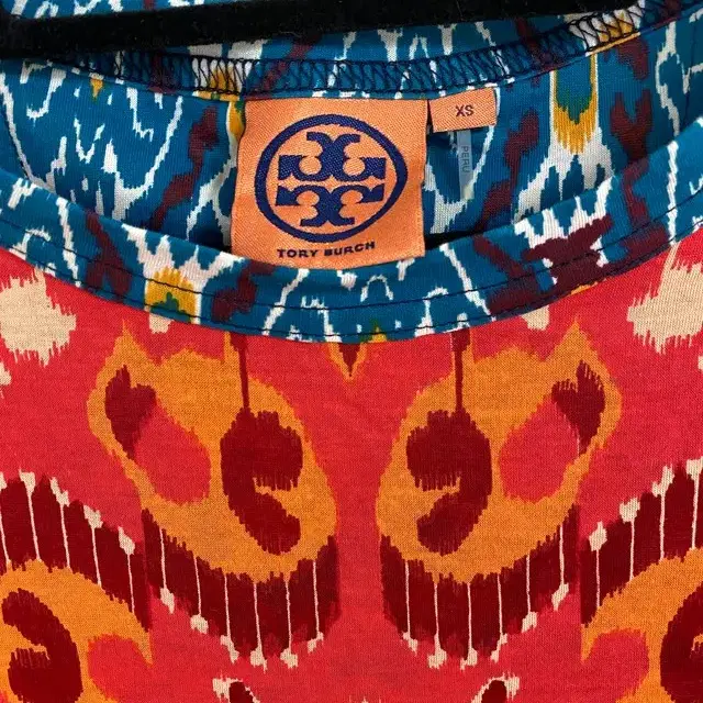 [정품] 새제품 [Tory Burch] 토리버치 페이즐리 프린트 티셔츠