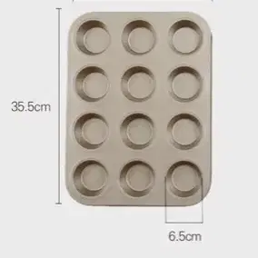 [후기인증] 첫사랑머핀틀 베이킹도구 팬몰드 홈베이킹12구 빵틀 쿠킹