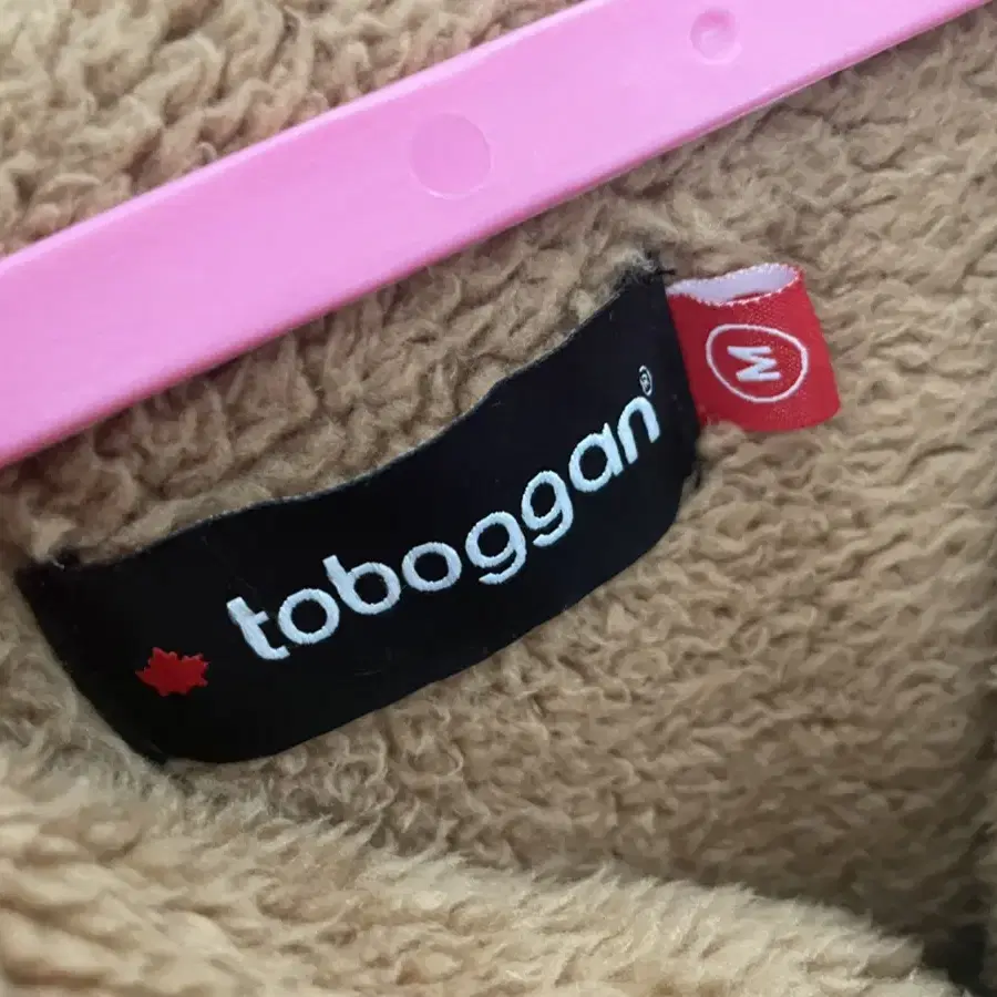 toboggan 양털후드집업