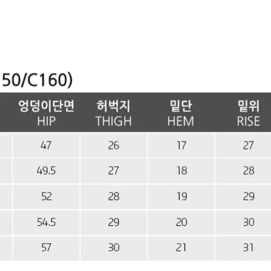 연청 바지 팬츠