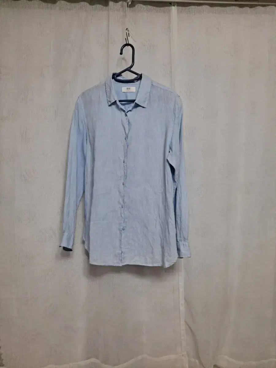 UNIQLO Linen Men's Short-Sleeved Shirt L