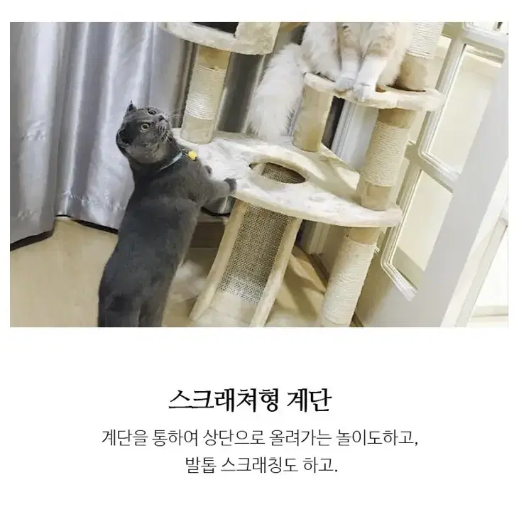 (무료배송) 고급 캣 타워 집사 고양이 집 반려동물