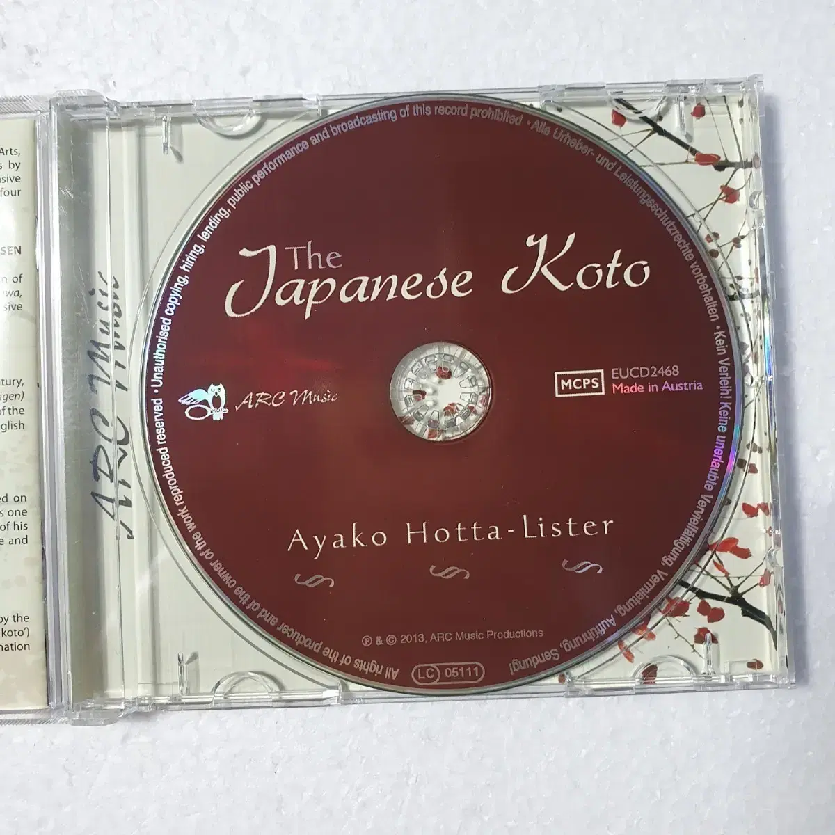 일본 코토 CD Ayako Hotta Lister Koto 중고