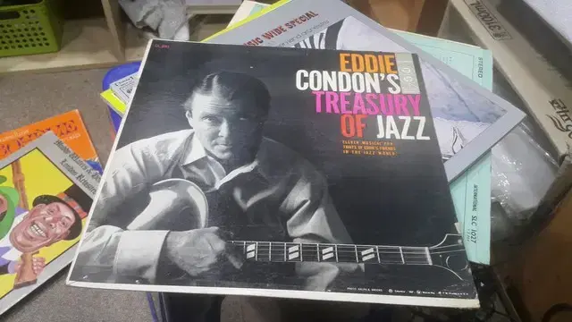 엘피/재즈 - Eddie Condon's Treasury Of Jazz 