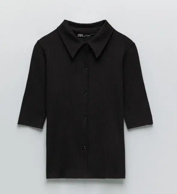 [ZARA] RIBBED POLO SHIRT - M사이즈