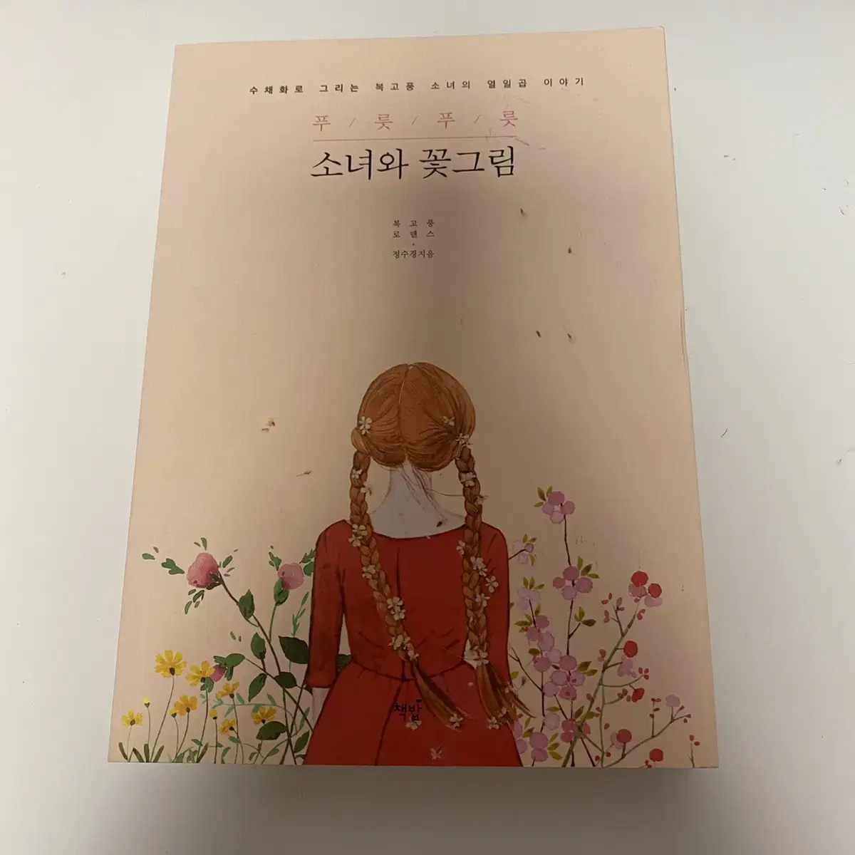 취미 책 (수채화,태팅레이스,프랑스자수)