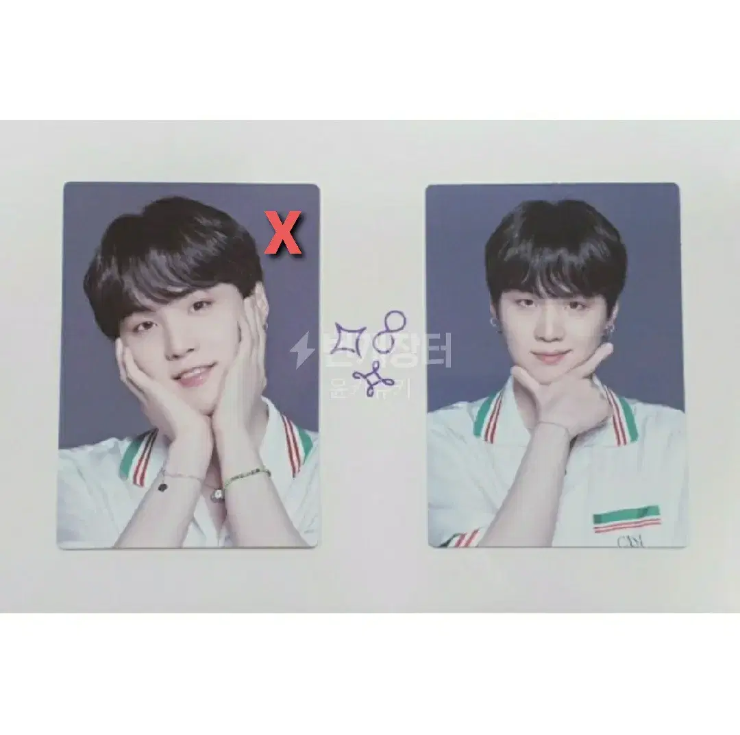 BTS Microcosm Mini Photocard suga Yoon 5, 8 wts.