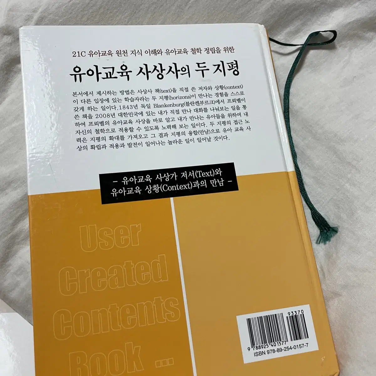 유아교육 사상사의 두 지평 (유아교육 전공책)