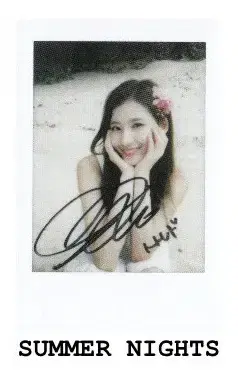 Twice sana Summer Night Danna Monograph Photocard