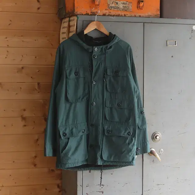 (Worn Cut) Hooded Safari Jacket (Men's 95)