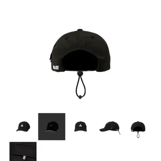 팔라스캡 UTILITY SHELL 6-PANEL BLACK 