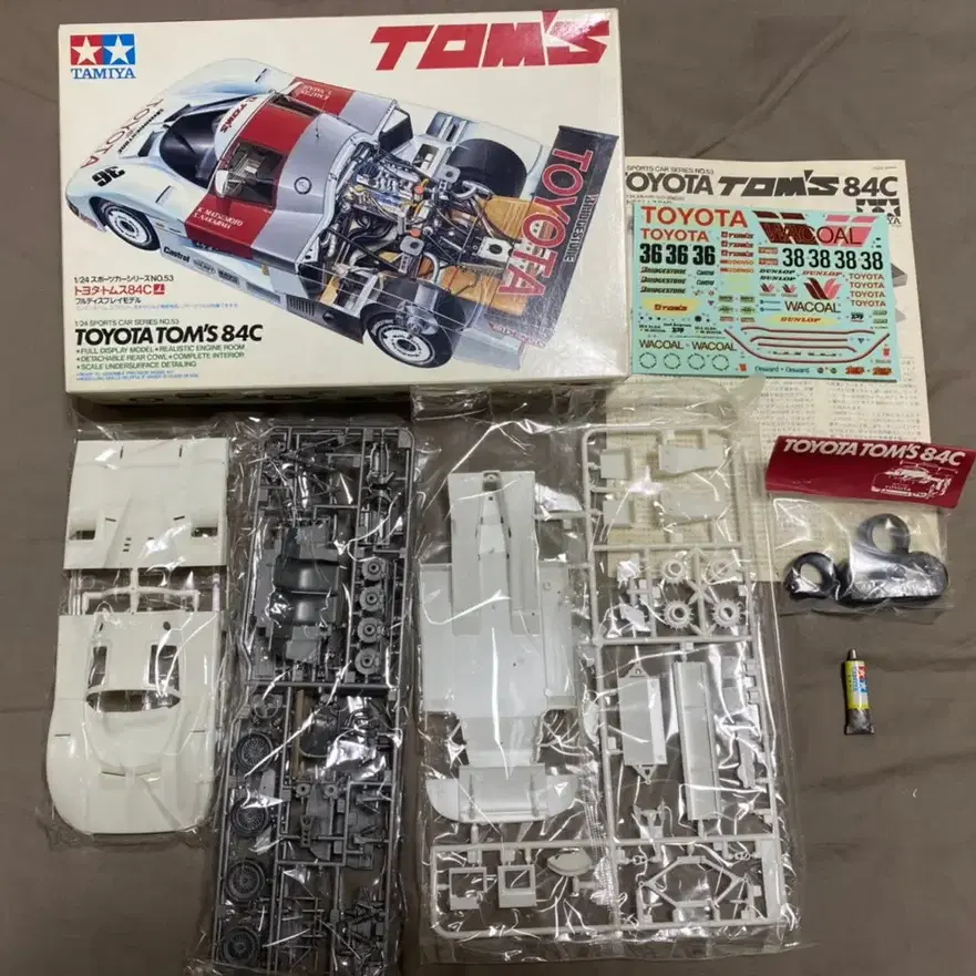 TAMIYA No.53 1/24 TOYOYA TOM,S 84C