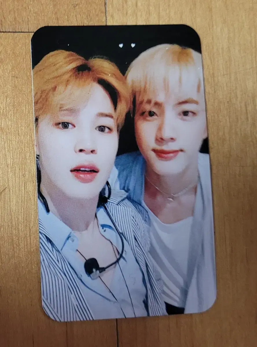 BTS's Seokjin and jimin mix photocard