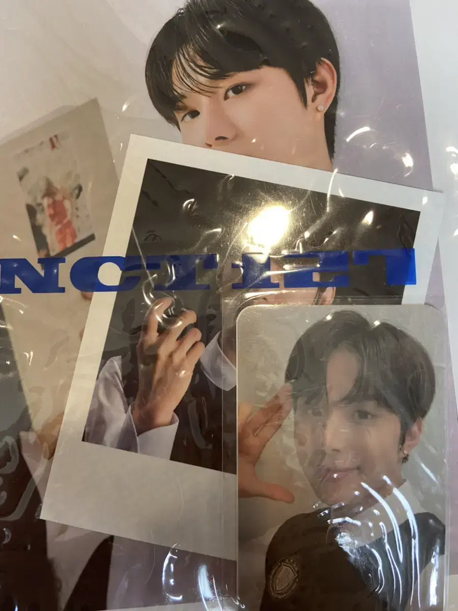 jungwoo seasons greetings photopak photocard postcard polaroid