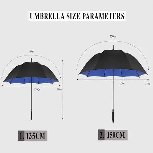 (무료배송) 2중겹 방수 방풍에 강한 초대형 장우산