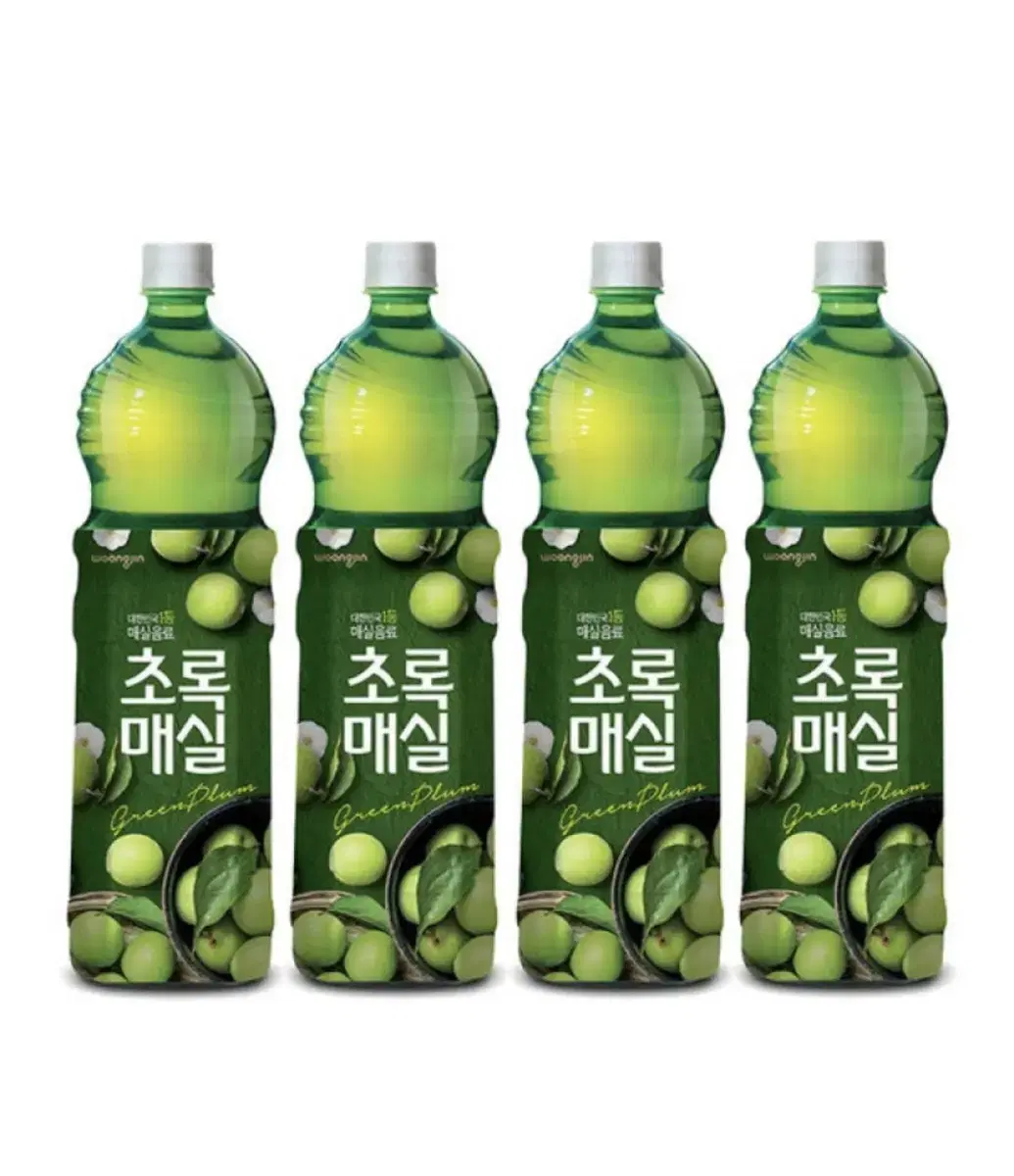 초록매실 1.5L 4개 무료배송