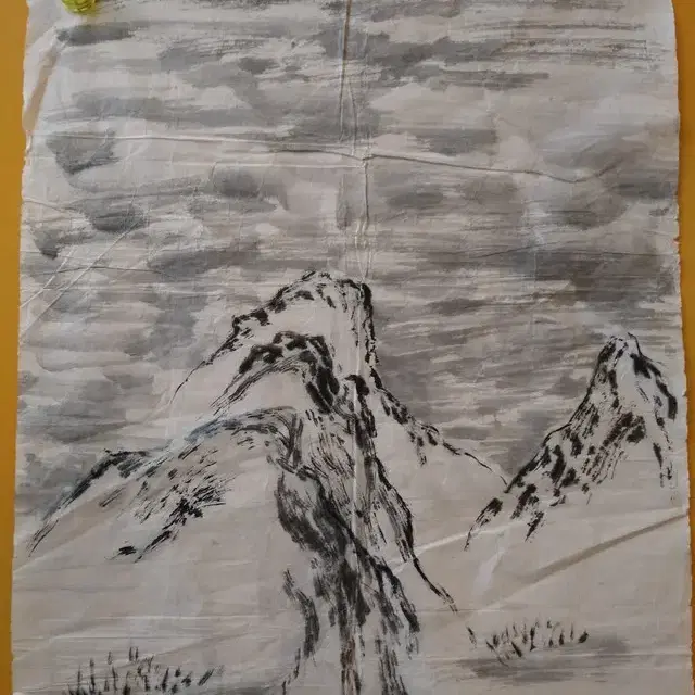 7680. 산수풍경 그림