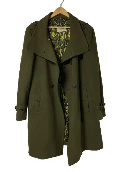 Burberry Genuine Wool Coat Khaki 52 110 Big Size