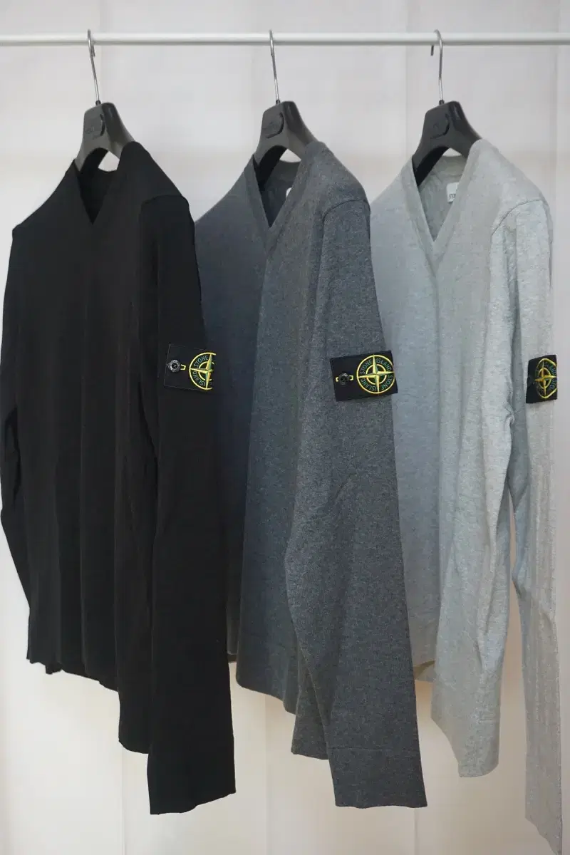 Stone Island 19SS Cotton V-neck Knit 533B9