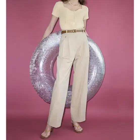 그로브스토어 RESORT NEW SOY PANTS [BEIGE]