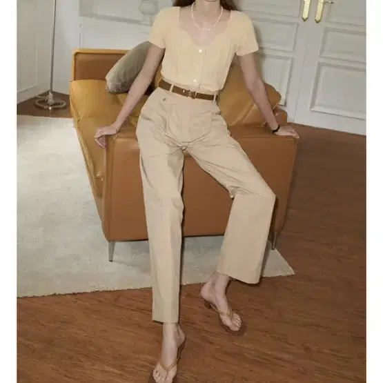 그로브스토어 RESORT NEW SOY PANTS [BEIGE]