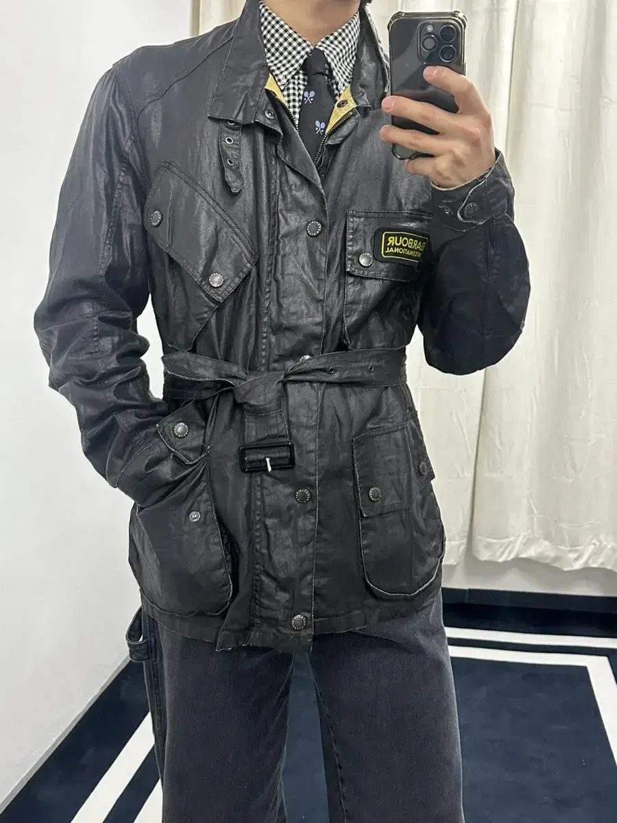 [M] Barbour Duralinen Duralinen Jacket Belted Jacket Non-wax Jacket